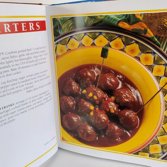 1998 Best Loved Slow Cooker Recipes Cookbook Hardcover Illustrated Dinner Supper - Picture 5 of 5